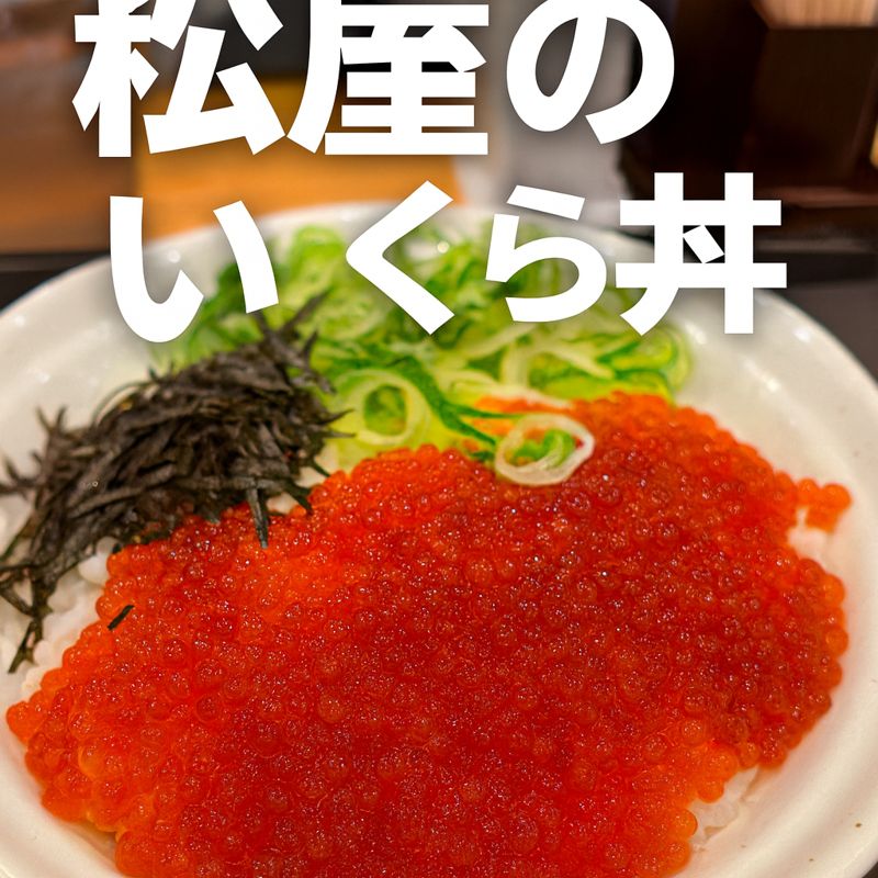 松屋のいくら丼が今年も登場。小粒でも濃厚、唸る至福の一杯